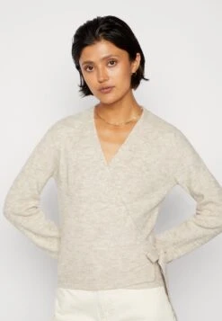 Vero Moda Vmrubellefile Wrap Cardigan - Cardigan - Off-White -Vero Moda 9a3ebcb4f6c04a82875c507173e2bad5