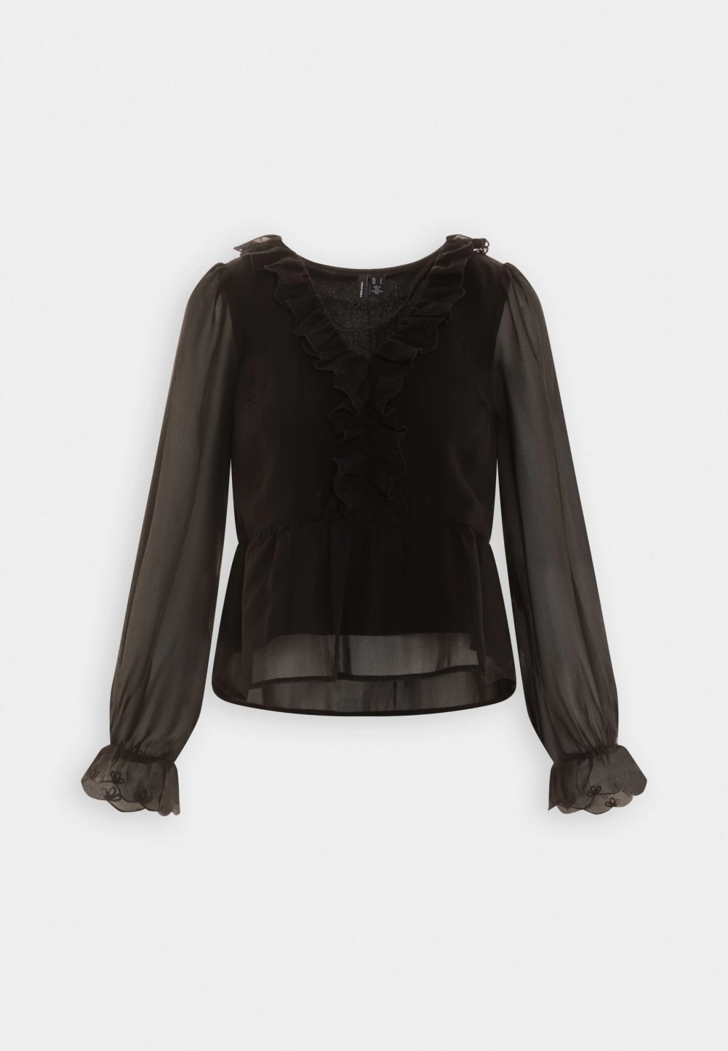 Vero Moda Vmnola V Neck - Blouse - Black 3 Vero Moda Vmnola V Neck - Blouse - Black