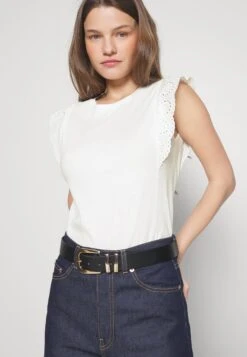 Vero Moda Petite Vmhollyn - Print T-Shirt - Snow White -Vero Moda 9e67ecc9f68f41b3bb0b2a371a5ad2b8