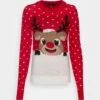 Vero Moda Tall Vmiceland Xmas- Jumper - Chinese Red -Vero Moda 9f489534de7b4226b1a9b761fa31033d