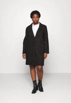 Vero Moda Curve Vmcpop Coat - Classic Coat - Black