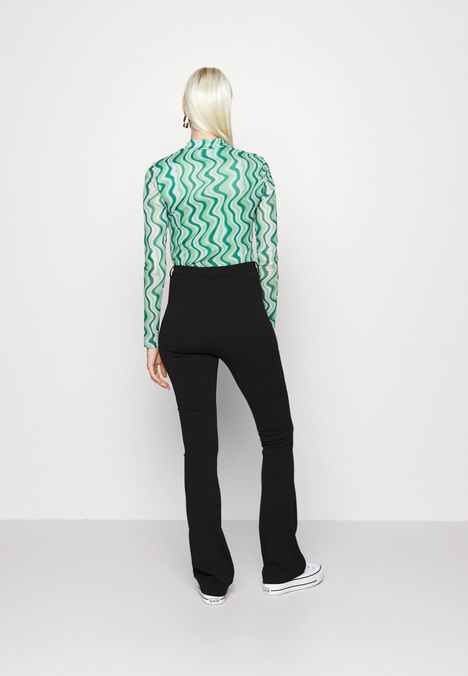 Vero Moda Tall Vmamira Flared Pant- Trousers - Black 5 Vero Moda Tall Vmamira Flared Pant- Trousers - Black - Image 3