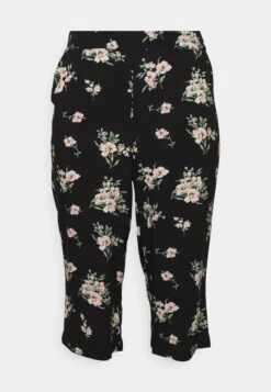Vero Moda Curve Vmeasy Culotte Pants - Trousers - Black/Sandy -Vero Moda a3518c5396514c4a87d04d66ba74faca