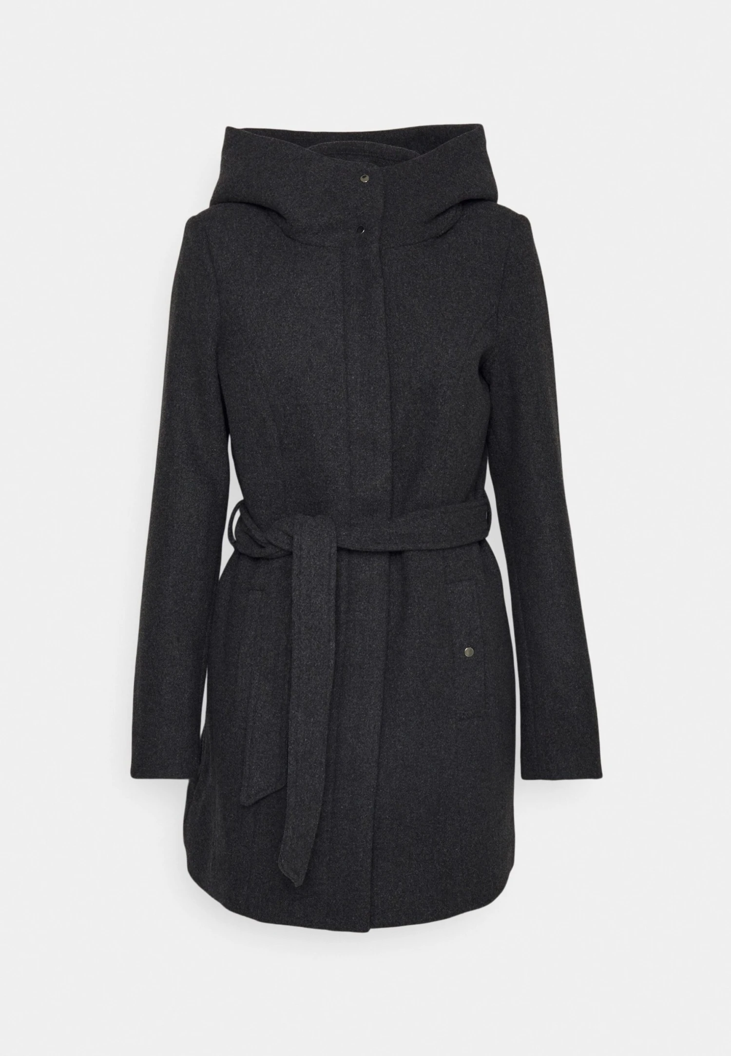 Vero Moda VmclasslivaJacket- Short Coat - Dark Grey Melange 7 Vero Moda VmclasslivaJacket- Short Coat - Dark Grey Melange - Image 5