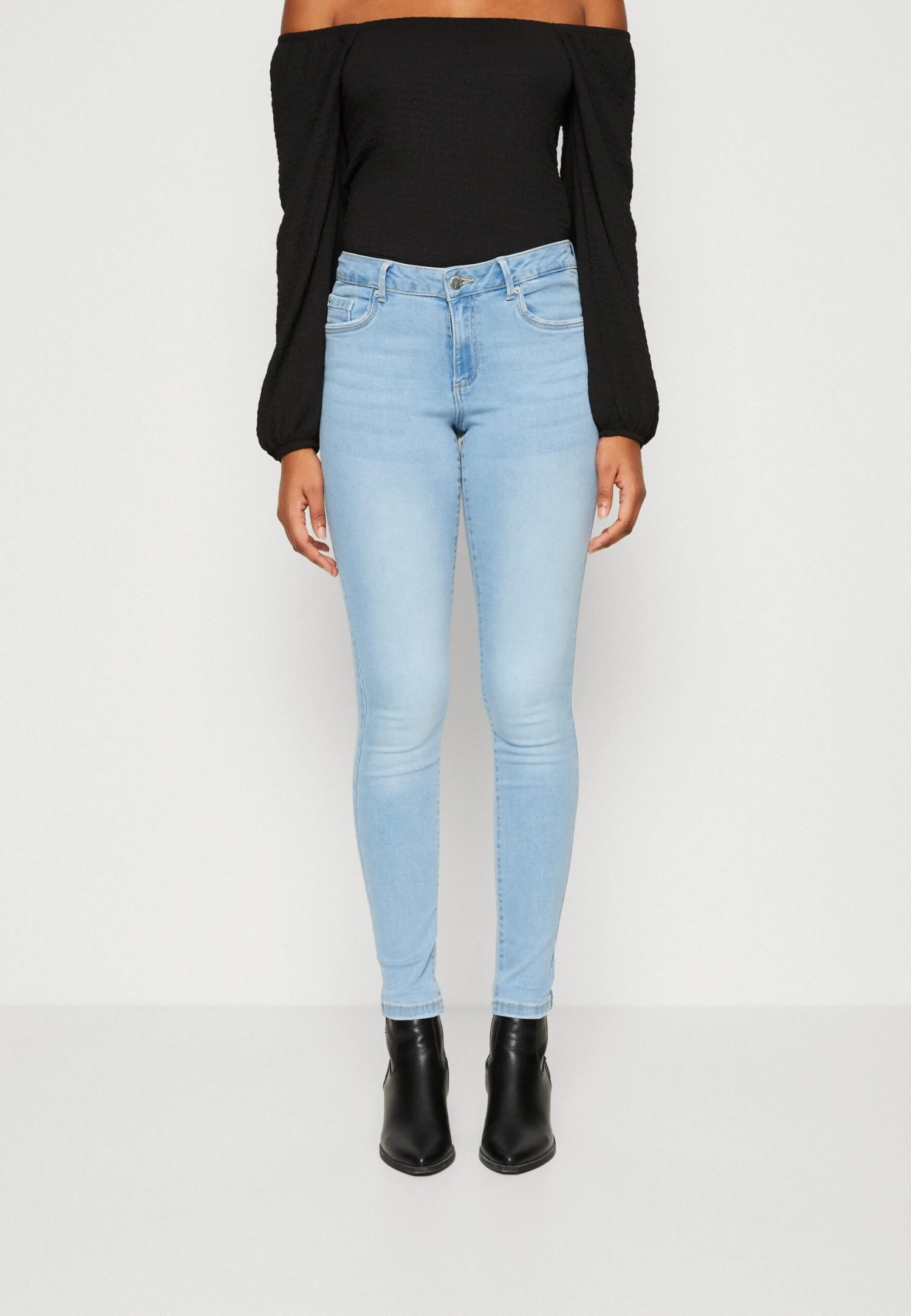 Vero Moda Vmalia Shape - Jeans Skinny Fit - Light Blue Denim 3 Vero Moda Vmalia Shape - Jeans Skinny Fit - Light Blue Denim