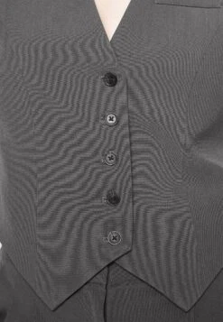 Vero Moda Tall Vmtroian Tailored Vest - Waistcoat - Grey -Vero Moda a61e3702df784621ab21cdf4fef1e402