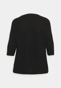 Vero Moda Curve Vmcleanna V-Neck Long - Jumper - Black -Vero Moda a63de660862340e6848ceb891d01fd13