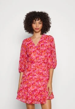 Vero Moda Vmamalia Short Wrap Dress - Day Dress - Sea Pink/Anneline