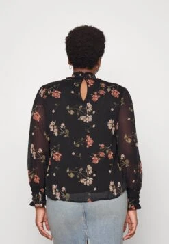 Vero Moda Curve Vmsmilla - Blouse - Black/Sallie -Vero Moda a8beb1a7eaa048c58311319521f9740e