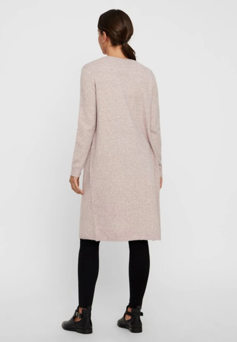 Vero Moda Vmdoffy Ls Long Open Ga Noos - Cardigan - Woodrose 5 Vero Moda Vmdoffy Ls Long Open Ga Noos - Cardigan - Woodrose - Image 3