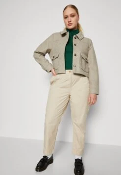 Vero Moda Curve Vmvibe Short Jacket - Summer Jacket - Silver Mink/Melange -Vero Moda a8fc2f05e1424ca4a7c73ba64d3ae113