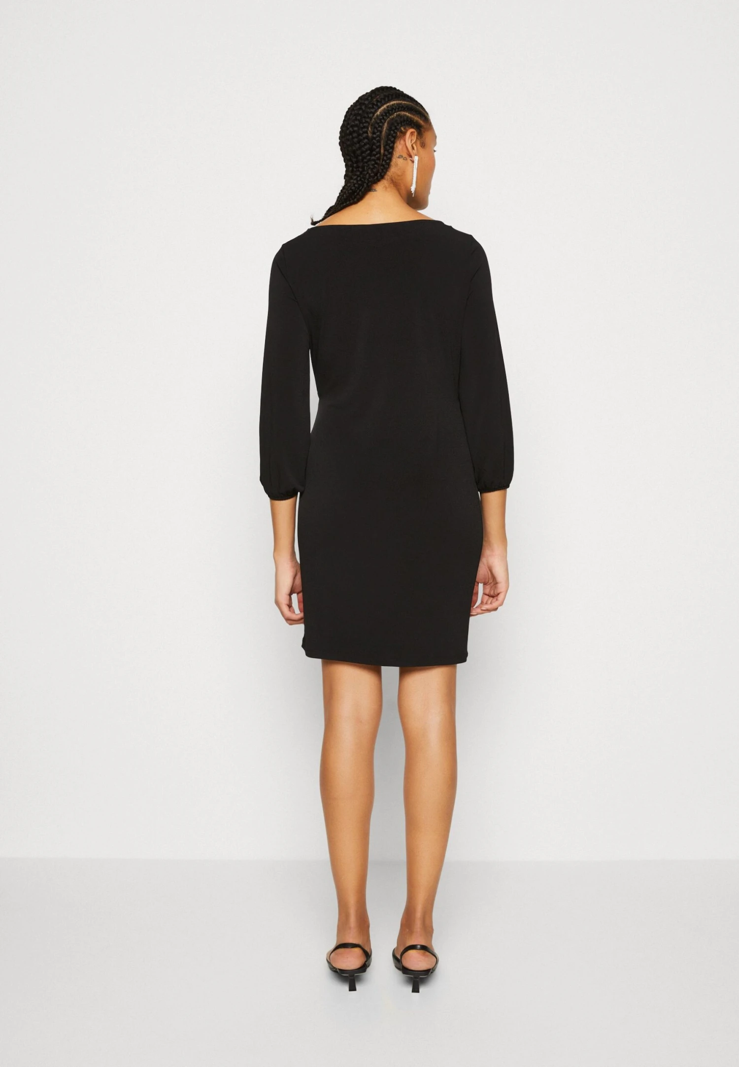 Vero Moda Vmtwisted Short Knot Dress - Jersey Dress - Black 5 Vero Moda Vmtwisted Short Knot Dress - Jersey Dress - Black - Image 3