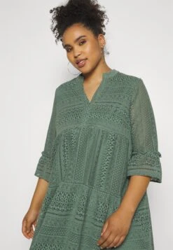 Vero Moda Curve Vmhoney Tunic - Day Dress - Green -Vero Moda abb975267ad84ce5b60dc9a0e7b1925d