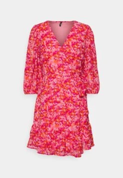 Vero Moda Vmamalia Short Wrap Dress - Day Dress - Sea Pink/Anneline -Vero Moda ae77baac03294d5ab46502cf034b8d1d
