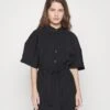 Vero Moda Petite Vmqueeny Short Shirt Dress - Shirt Dress - Black