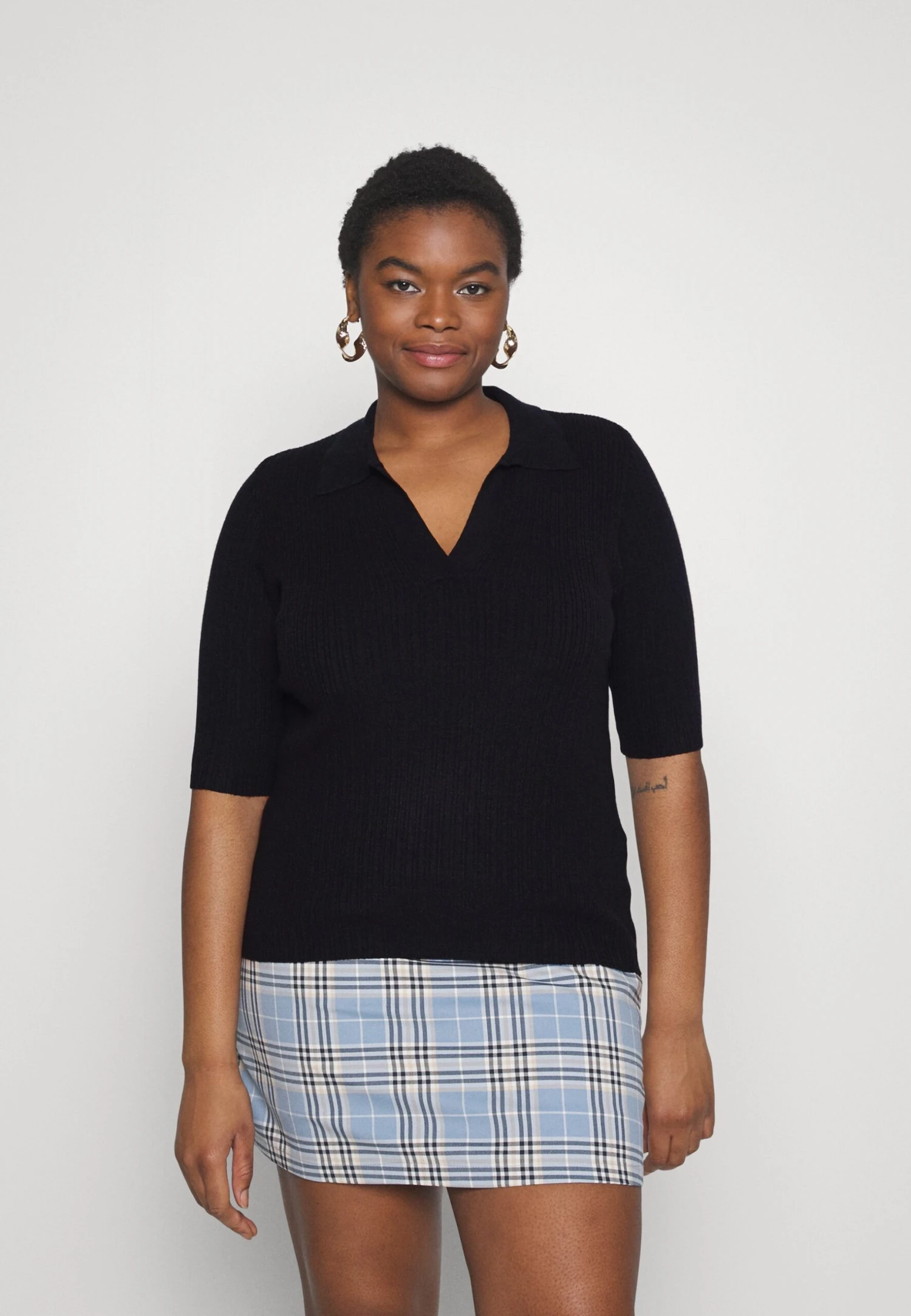 Vero Moda Curve Vmholly Polo - Basic T-Shirt 3 Vero Moda Curve Vmholly Polo - Basic T-Shirt