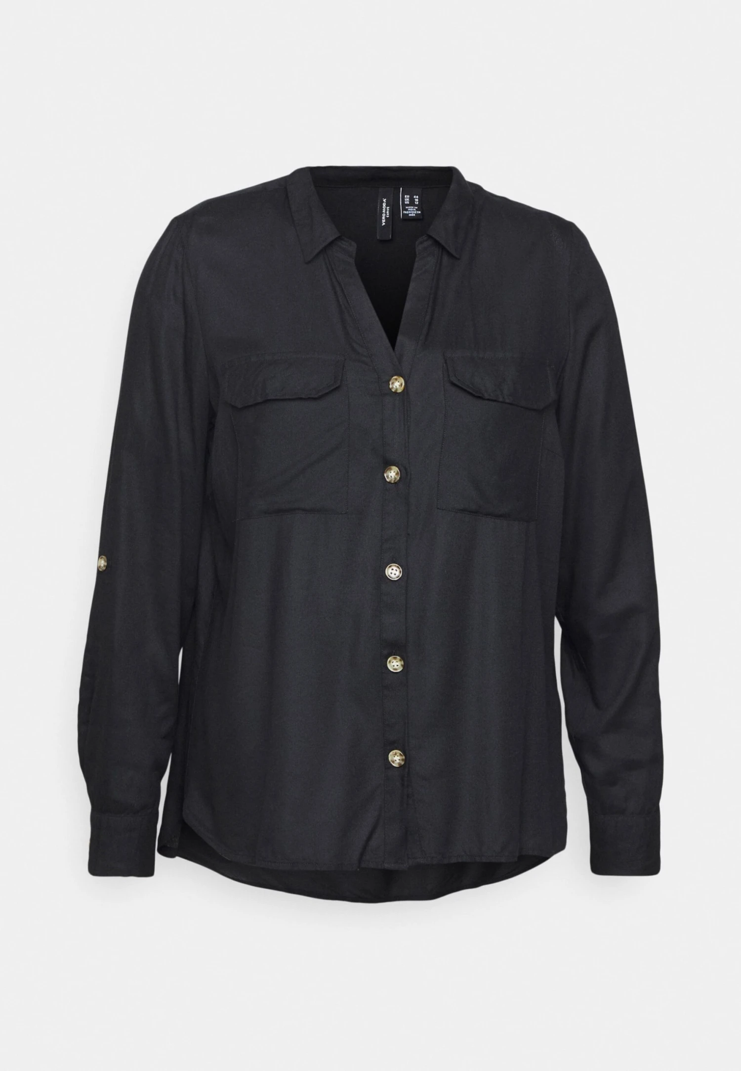 Vero Moda Curve Vmbumpy Shirt New - Tunic - Black 7 Vero Moda Curve Vmbumpy Shirt New - Tunic - Black - Image 5