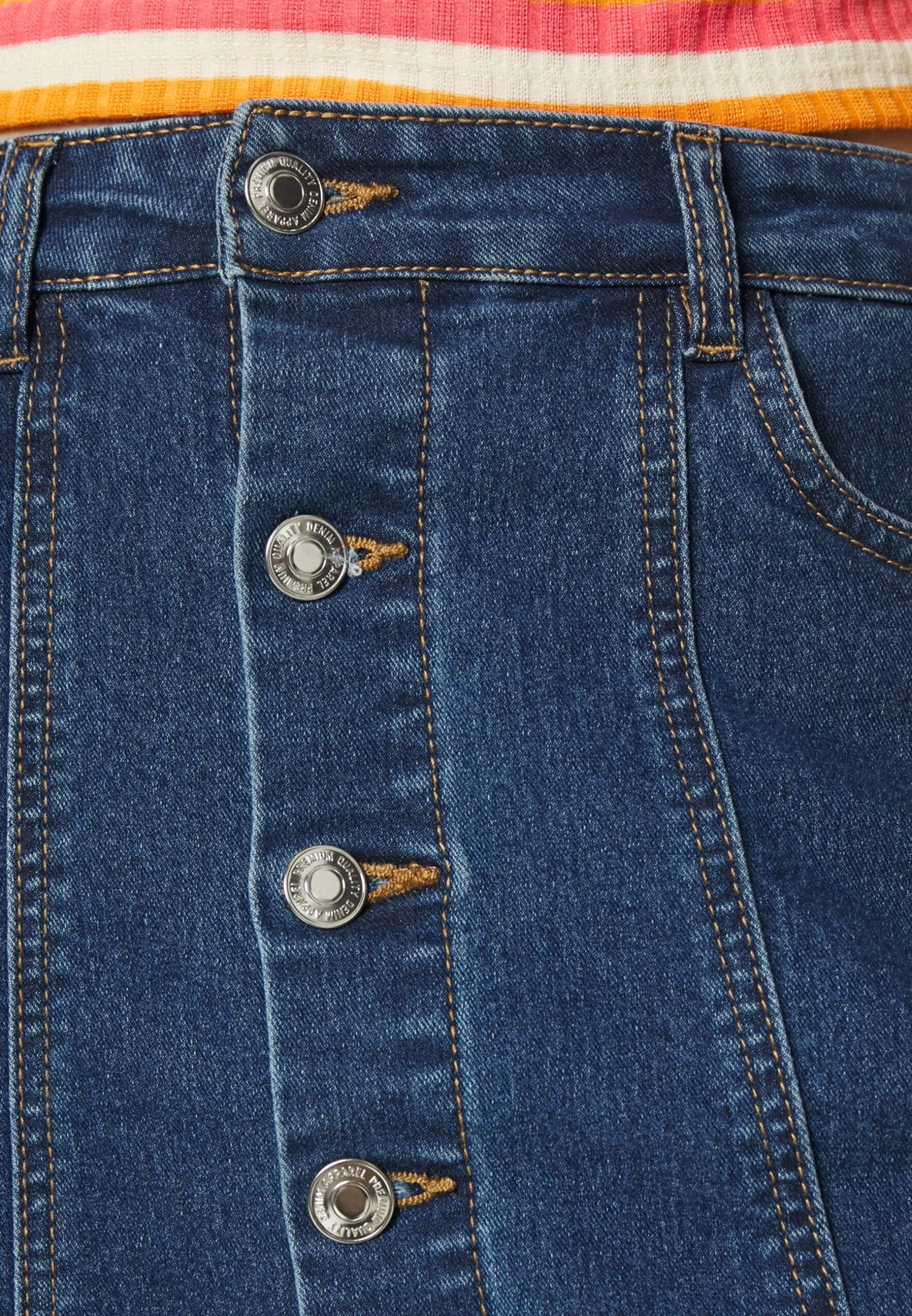 Vero Moda Petite Vmpetra - Denim Skirt 7 Vero Moda Petite Vmpetra - Denim Skirt - Image 5