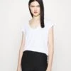Vero Moda Vmfilli Ss V-Neck Ga Noos - Basic T-Shirt - Bright White -Vero Moda bb180656c26f411fb1c4266afab69533