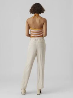 Vero Moda Vmshaji Sl Halterneck- Top - Radiant Yellow/Bonbon+Irish Cream+Birch -Vero Moda be7a8795397a424eac688d7a553a0292