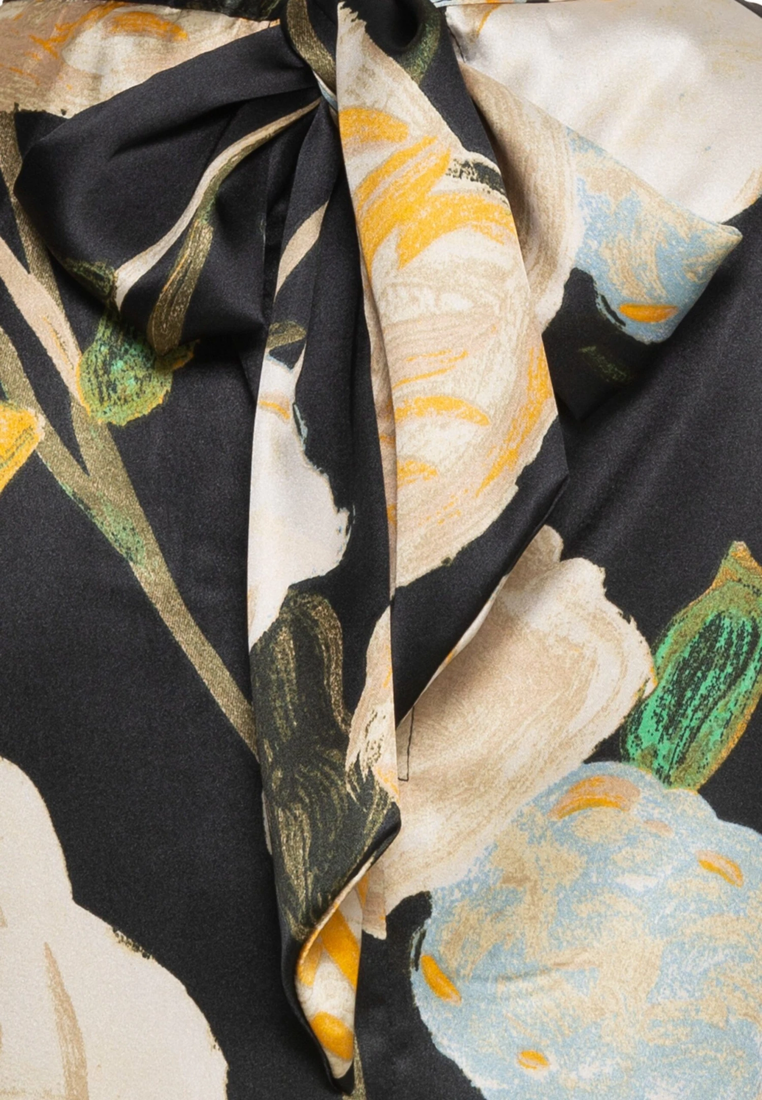 Vero Moda Petite Vmrenee Tie - Blouse - Black/Renee 5 Vero Moda Petite Vmrenee Tie - Blouse - Black/Renee - Image 3