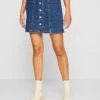 Vero Moda Vmpetra Short Skirt - Denim Skirt - Medium Blue Denim