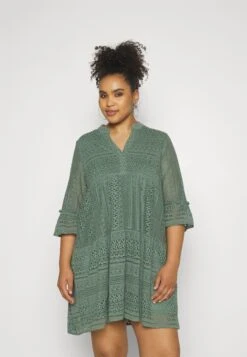 Vero Moda Curve Vmhoney Tunic - Day Dress - Green