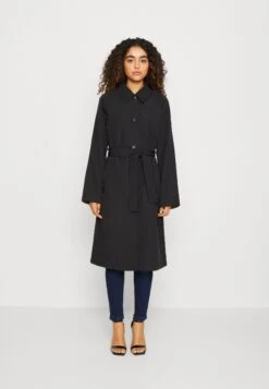 Vero Moda Vmtessasofia Long- Trenchcoat - Black