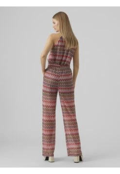 Vero Moda Tall Vmdicte Wide Pant - Trousers - Bon Bon/Navy Blue/Snow White -Vero Moda c39280ef5bd043948b26278edd7e48a0