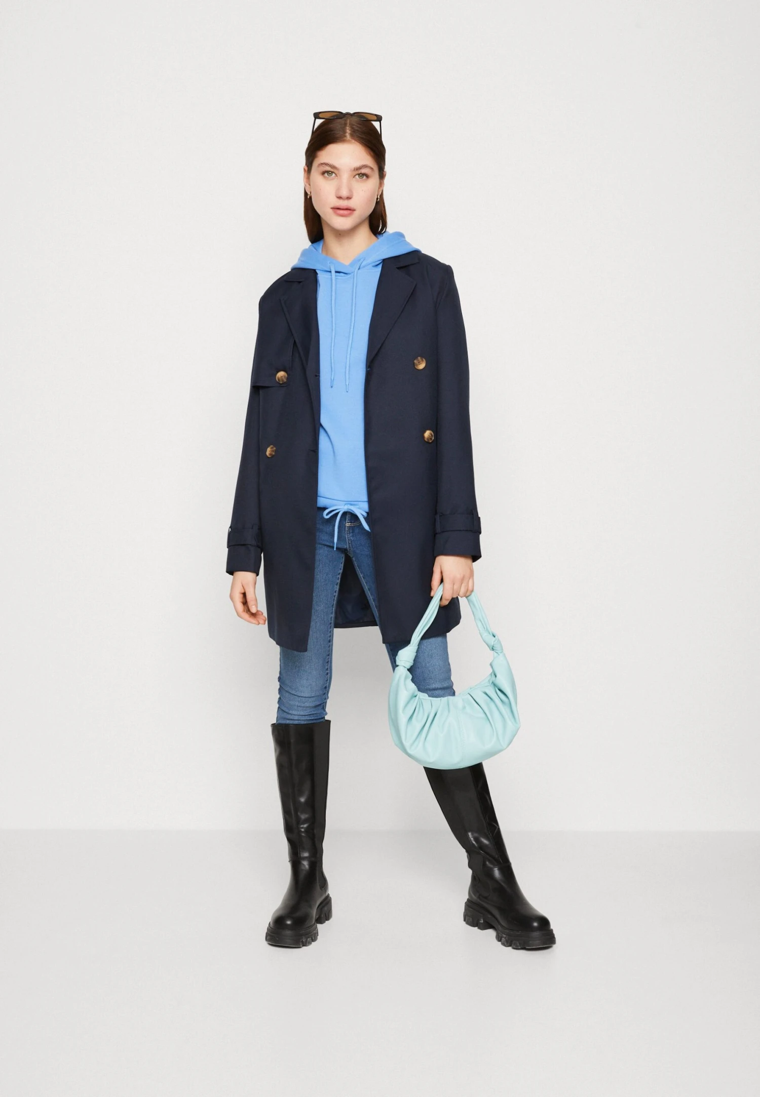 Vero Moda Vmnatalia Drawstring Hood- Hoodie - Provence 4 Vero Moda Vmnatalia Drawstring Hood- Hoodie - Provence - Image 2