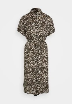 Vero Moda Bumpy Ss Calf - Shirt Dress - Oatmeal -Vero Moda c5e26397f4964f1d9da9e6645288f187