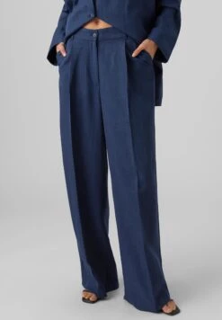 Vero Moda Vmmathilde Pants- Trousers - Navy