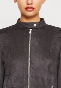 Vero Moda Vmjose Lucia Jacket - Faux Leather Jacket - Phantom -Vero Moda c9d8cfd163da4338ade45e8b699e5037