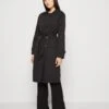 Vero Moda Vmpernillemie Long Coat - Trenchcoat - Black -Vero Moda caf23798e65e40e9b143824728e6e6fc