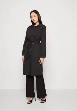 Vero Moda Vmpernillemie Long Coat - Trenchcoat - Black