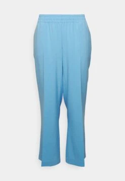 Vero Moda Curve Vmsadiasui Wide Solid Pant- Trousers - Little Boy Blue -Vero Moda ccd8c098c4b146b6a0dc60e12c2721a1