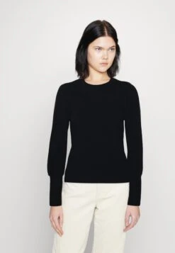 Vero Moda Vmhollykarispuff Ls O-Neck Ga Boo - Jumper - Black