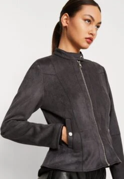 Vero Moda Vmjose Lucia Jacket - Faux Leather Jacket - Phantom -Vero Moda cd681a7a184a4b56bce8b55ba0d96070