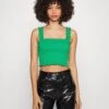 Vero Moda Vmmedosiabel Crop - Top - Bright Green -Vero Moda cdd3c07636bd46b48dd3d93a24b3c57c