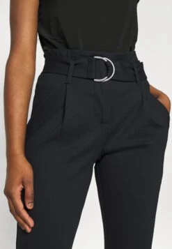 Vero Moda Petite Vmbailey Paperbag Belt Pants - Trousers - Black -Vero Moda cfd70c1696c249ba9ecc0640e1b5aefb
