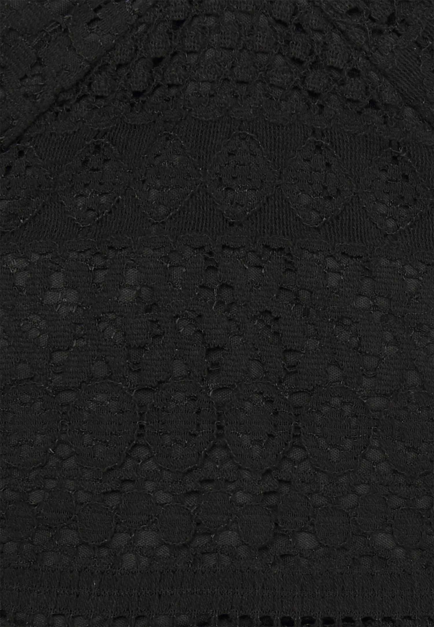 Vero Moda Tall Vmhoney Lace Cropped - Top - Black 5 Vero Moda Tall Vmhoney Lace Cropped - Top - Black - Image 3