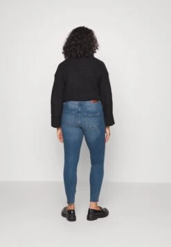 Vero Moda Curve Piping Jeans - Jeans Skinny Fit - Medium Blue Denim -Vero Moda d0ceff410c3e4a06bd06bc9b105a8c9d