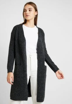 Vero Moda Vmdoffy Ls Long Open Ga Noos - Cardigan - Black/Melange