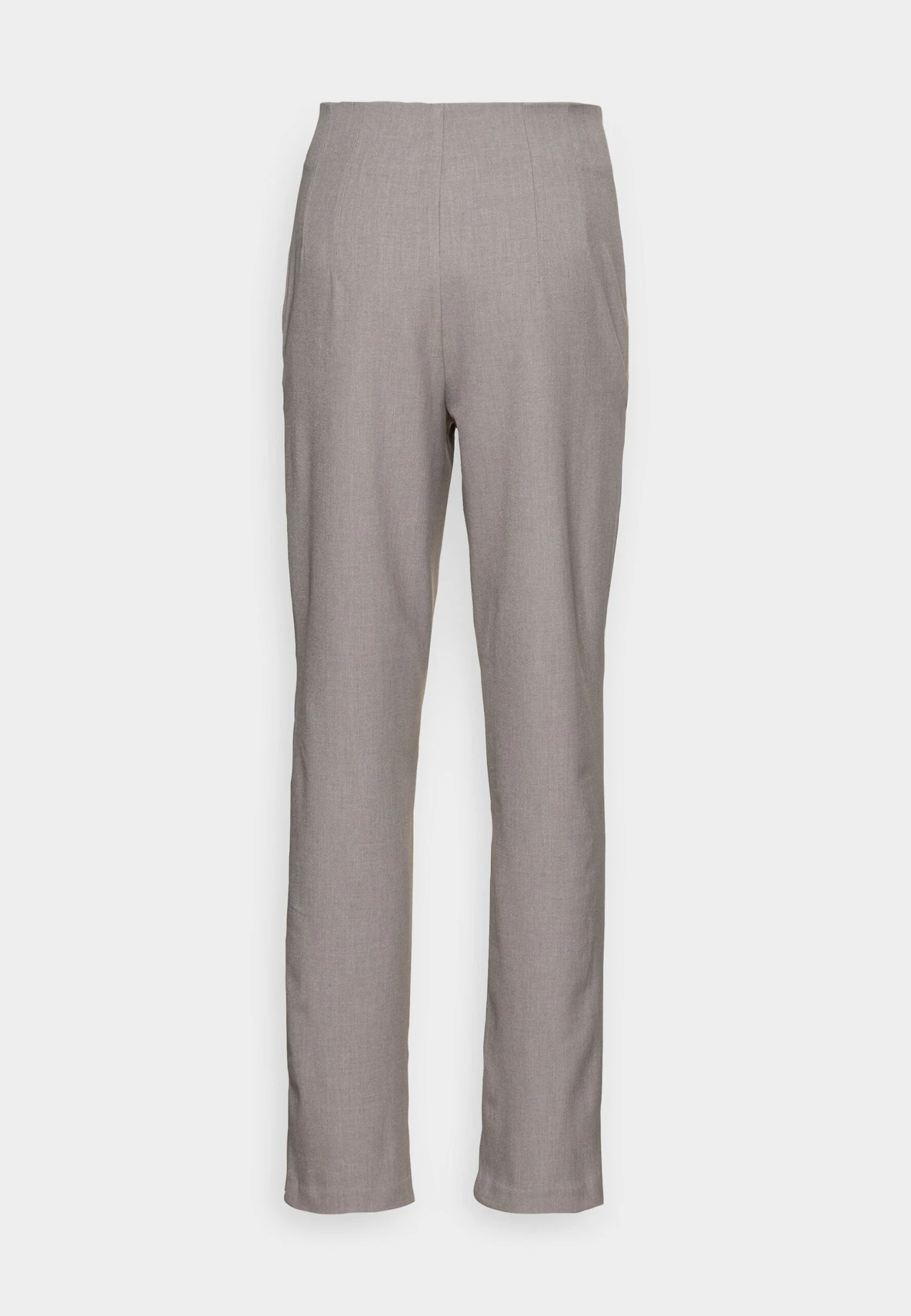 Vero Moda Vmkiraloa Tapered Solid Pant - Trousers - Light Grey Melange 4 Vero Moda Vmkiraloa Tapered Solid Pant - Trousers - Light Grey Melange - Image 2