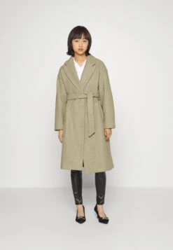 Vero Moda Petite Vmfortune Long Jacket - Classic Coat - Silver Mink