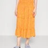 Vero Moda Petite Vmjenny Smock Calf Skirt - A-Line Skirt - Georgia Peach Melin -Vero Moda d3fbb0a9990246f4a36f8fc86f3cbf94