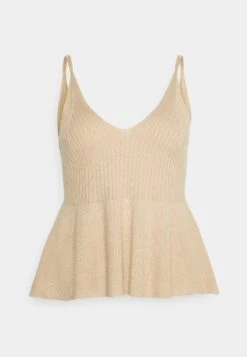Vero Moda Petite Vmsabine Peplum - Basic T-Shirt - Irish Cream -Vero Moda d4161db872954b5f9050f5dbbe20c9ea