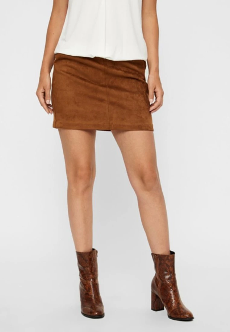 Vero Moda Donnadina- Pencil Skirt - Cognac 3 Vero Moda Donnadina- Pencil Skirt - Cognac