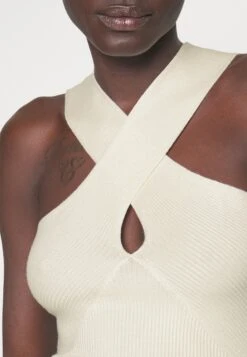 Vero Moda Tall Vmgloriarib Cross Over Strap - Top - Birch -Vero Moda d49a5a5dcf974515affb54b06c5ee025