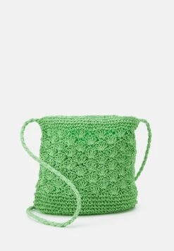 Vero Moda Amelie Straw Cross Over - Across Body Bag - Jade Cream